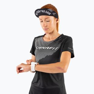 Maglietta DYNAFIT Alpine 2 Tee donna nero out nimbus running