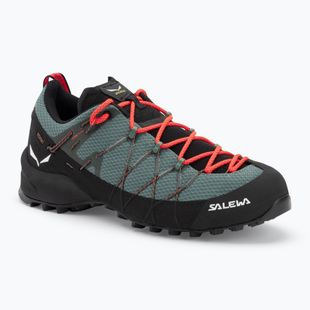 Salewa Wildfire 2 scarpa da avvicinamento da donna verde anatra / nero