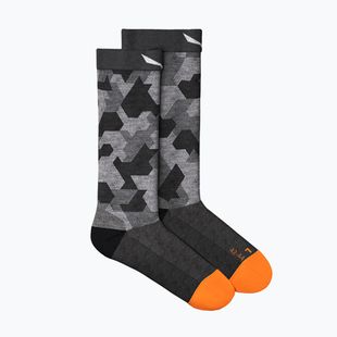 Calze da trekking da uomo Salewa Pedroc Camo AM Crew nero out