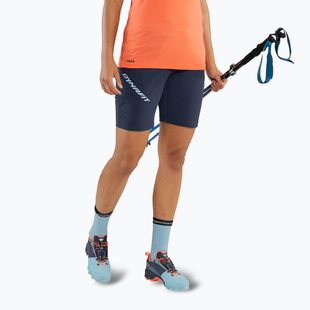 Pantaloncini da trekking DYNAFIT donna Transalper Light Dynastretch mirtillo blu marino