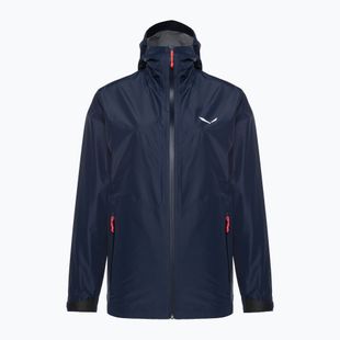 Giacca da pioggia Salewa da donna Puez Aqua 4 PTX 2.5L navy blazer