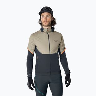 Giacca da corsa DYNAFIT Alpine Hybrid rock khaki da uomo