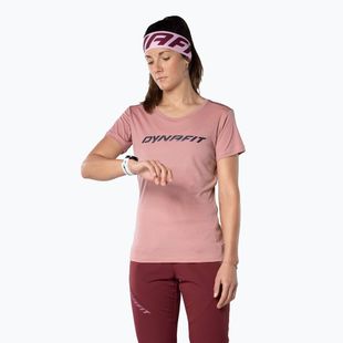 Camicia da trekking DYNAFIT Traverse 2 mokarosa da donna