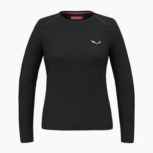 Maglia a maniche lunghe da donna Salewa Pedroc Dry Tee black out