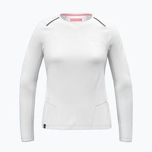 Maglia a maniche lunghe da trekking da donna Salewa Pedroc Dry Tee white