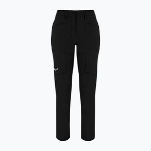 Pantaloni softshell da donna Salewa Puez DST Cargo nero out