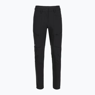 Pantaloni softshell da donna Salewa Puez DST Cargo nero out
