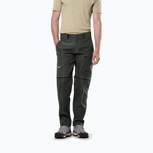 Pantaloni da trekking da uomo Salewa Puez Hemp/Dst 2/1 oliva scuro