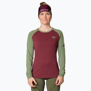 DYNAFIT Alpine Pro bordeaux da donna a manica lunga da running