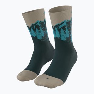 DYNAFIT Stay Fast rock calzini da corsa color cachi