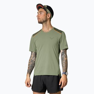 Maglietta da running DYNAFIT Sky sage da donna