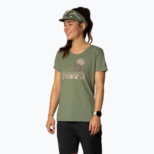 DYNAFIT T-shirt trekking donna Transalper Graphic SS salvia