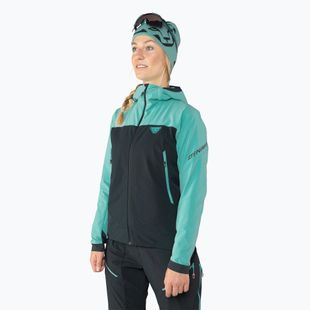 Felpa termica DYNAFIT Ridge da donna con cappuccio, blu marino e mirtillo
