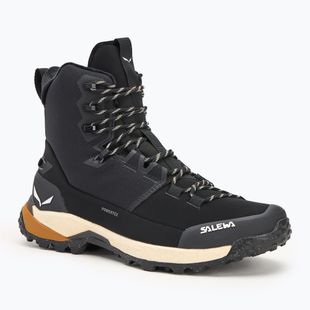 Stivali da trekking Salewa da uomo Puez Winter Mid Ptx nero / nero