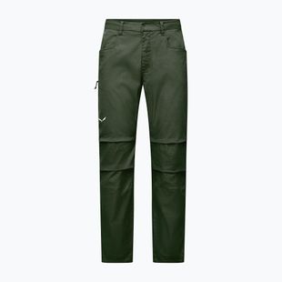 Pantaloni da trekking Salewa Agner Hemp Ripstop oliva scuro