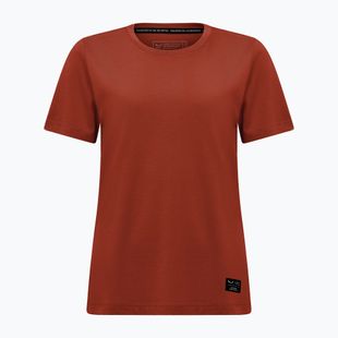 T-shirt Salewa donna Eagle Logo Patch 1980 rosso etrusco