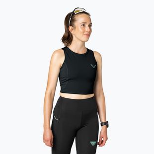 DYNAFIT Maglietta da corsa donna Trail Crop Top nero out