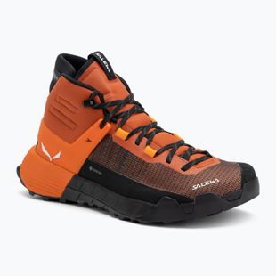 Scarpa da avvicinamento Salewa Wildfire Nxt Mid GTX da uomo, marrone bombay / tumerico
