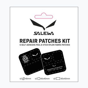 Kit di riparazione Salewa Repair Patches Kit 2pcs black/white