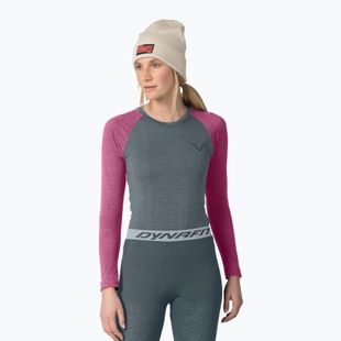 Maglia termica a manica lunga da donna DYNAFIT Tour Light Merino magenta