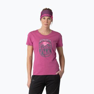 T-shirt donna DYNAFIT Graphic Co magenta/horizon