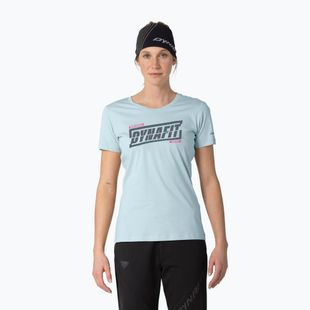T-shirt donna DYNAFIT Graphic Co cloud blue/tabloid