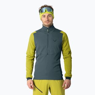 Maglia termica da scialpinismo da uomo DYNAFIT Blacklight Thermal 1/2 Zip golden lime
