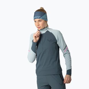 Felpa da running da donna DYNAFIT Alpine 1/2 Zip Tee cloud blue/0720