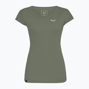 T-shirt donna Salewa Puez Melange Dry faded green melange