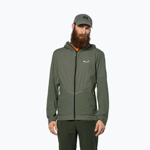 Giacca a vento uomo Salewa Pedroc Wind Hood faded green