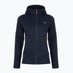 Felpa da trekking uomo Salewa Puez Rocca Polarlite Hood navy blazer