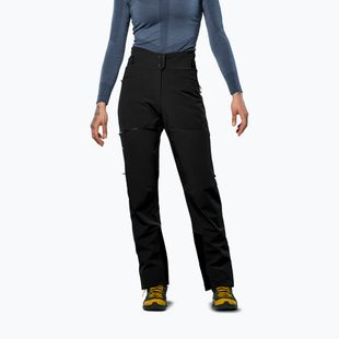 Pantaloni da trekking da donna Salewa Ortles Duratretch/Stormwall black out
