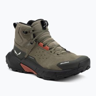 Scarpe da trekking donna Salewa Pedroc 2 Leather Mid PTX faded green/dark olive