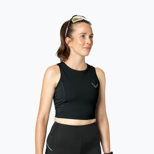 Maglietta da corsa da donna DYNAFIT Trail Crop Top black
