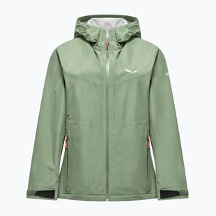 Giacca impermeabile da donna Salewa Puez Aqua 4 Ptx 2.5L pastel green