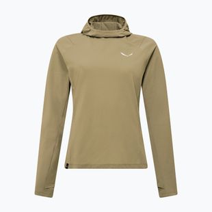 Felpa da trekking da donna Salewa Puez Sun Hoodie quicksand