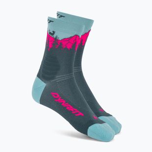 Calze da sci DYNAFIT Traverse Mid cinder pink glo/6070