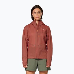 Giacca antipioggia da donna Salewa Pedroc 2 PTX 2.5 Light etruscan red