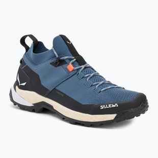 Scarpe da trekking da uomo Salewa Puez 2 Knit Powertex java blu/nero