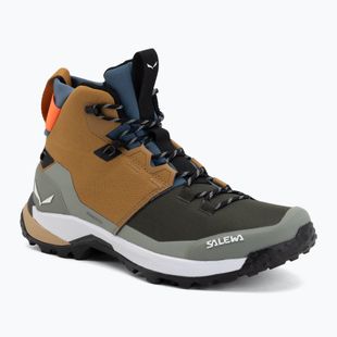 Scarpe da trekking da uomo Salewa Puez 2 Mid Ptx golden brown/shadow