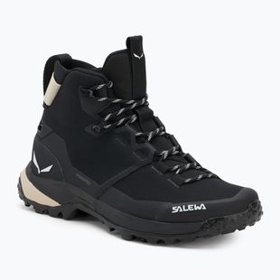 Stivali da trekking da donna Salewa Puez 2 Mid Ptx nero/nero