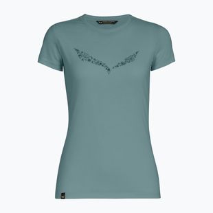 Maglietta da donna Salewa Solid Dry willow
