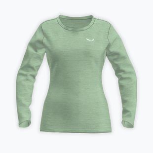 Longsleeve da trekking da donna Salewa Puez Melange Dry pastel green melange