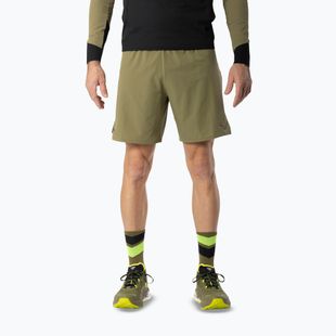 Pantaloncini da corsa da uomo DYNAFIT Alpine Pro 2IN1 military green