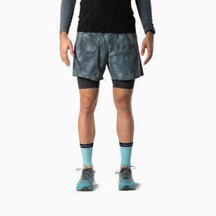 Pantaloncini da corsa da uomo DYNAFIT Trail Reflective 2in1 cinder