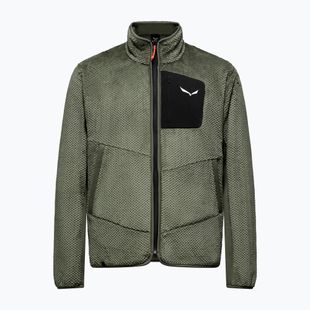 Felpa da trekking uomo Salewa Puez Warm Full Zip faded green