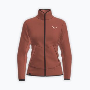 Felpa da trekking donna Salewa Puez Warm Full Zip etruscan red