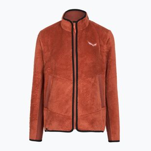 Felpa da trekking donna Salewa Puez Warm Full Zip etruscan red