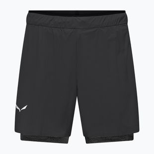 Pantaloncini da trekking da uomo Salewa Pedroc DST 2IN1 black out