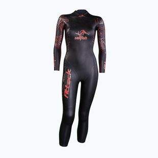 Muta da triathlon donna sailfish Attack 7 nero/rosso